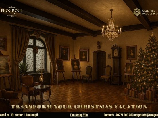 Vacanța de Crăciun reinterpretată: magia Crăciunului anilor ’30 la Eko Group Vila